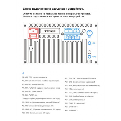 Проводка RCA Teyes CC2L