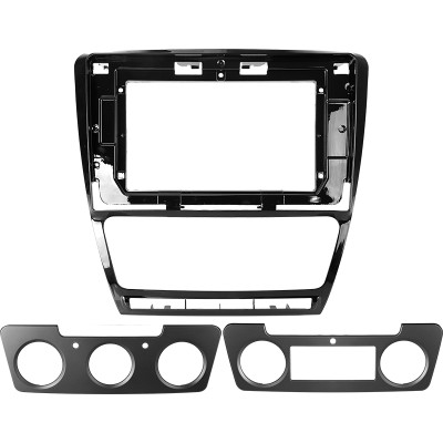 Установочный комплект Р+П 10.2" для Skoda Octavia 2 A5 【black】 2008-2013