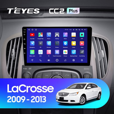 Штатная магнитола TEYES CC2 Plus 9.0" 3 Gb для Buick LaCrosse 2009-2013