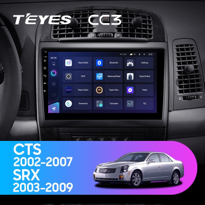 Штатная магнитола TEYES CC3 10.2" 4 Gb для Cadillac CTS 2003-2009