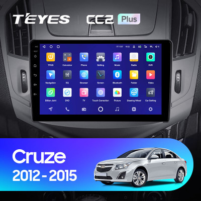 Штатная магнитола TEYES CC2 Plus 9.0" 6 Gb для Chevrolet Cruze 2012-2015 C