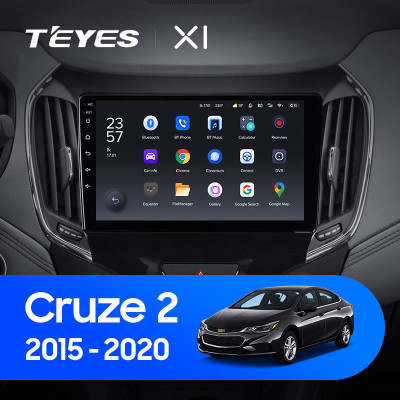 Штатная магнитола TEYES X1 9.0" 2 Gb для Chevrolet Cruze 2015-2020 B