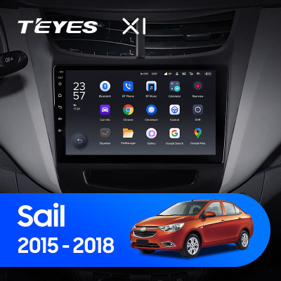 Штатная магнитола TEYES X1 9.0" 2 Gb для Chevrolet Sail 2015-2018
