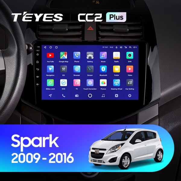 Штатная магнитола TEYES CC2 Plus 9.0