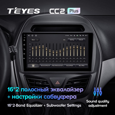 Штатная магнитола TEYES CC2 Plus 9.0" 6 Gb для Chevrolet Spark 2015-2018