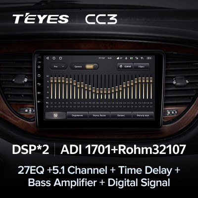 Штатная магнитола TEYES CC3 9.0" 4 Gb для Dodge Dart 2012-2016
