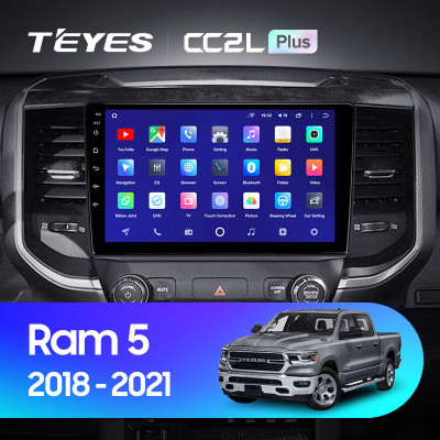 Штатная магнитола TEYES CC2 Plus 9.0" 3 Gb для Dodge RAM 2018-2021