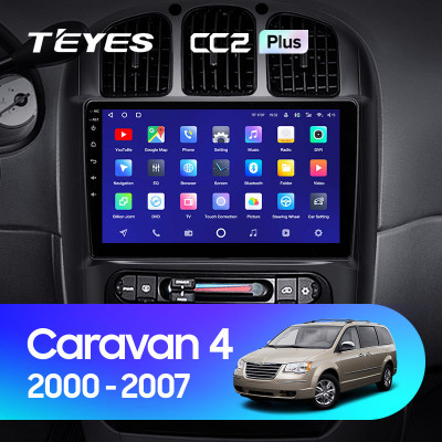 Штатная магнитола TEYES CC2 Plus 10.2" 6 Gb для Dodge Town and Country 2000-2007 A
