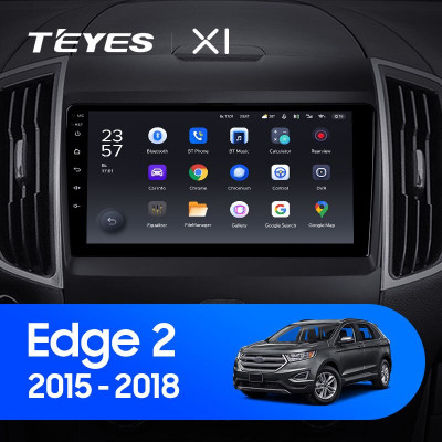 Штатная магнитола TEYES X1 9.0" 2 Gb для Ford Edge 2015-2018