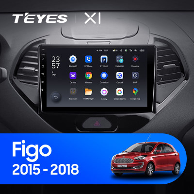 Штатная магнитола TEYES X1 9.0" 2 Gb для Ford Figo 2015-2018 A