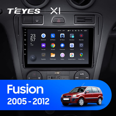 Штатная магнитола TEYES X1 9.0" 2 Gb для Ford Fusion 2005-2012