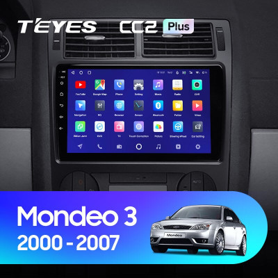 Штатная магнитола TEYES CC2 Plus 9.0" 4 Gb для Ford Mondeo 2000-2007 A