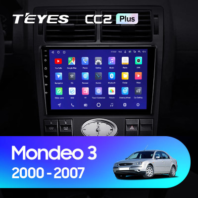 Штатная магнитола TEYES CC2 Plus 9.0" 4 Gb для Ford Mondeo 2000-2007 B