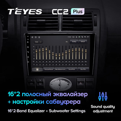 Штатная магнитола TEYES CC2 Plus 9.0" 4 Gb для Ford Mondeo 2000-2007 B