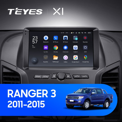 Штатная магнитола TEYES X1 9.0" 2 Gb для Ford Ranger 2011-2016 B
