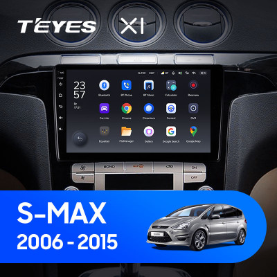 Штатная магнитола TEYES X1 9.0" 2 Gb для Ford S-Max 2006-2015 B