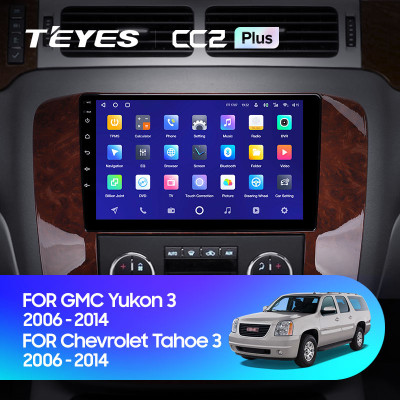 Штатная магнитола TEYES CC2 Plus 9.0" 4 Gb для GMC Yukon 2006-2014