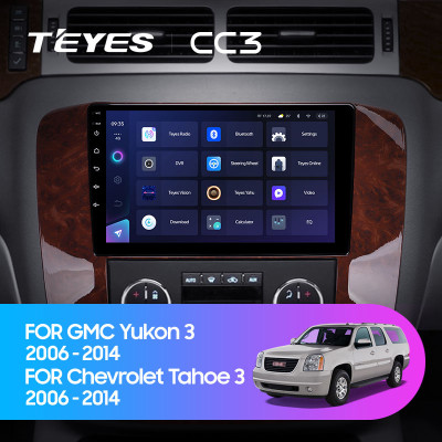 Штатная магнитола TEYES CC3 9.0" 6 Gb для GMC Escalade 2006-2014