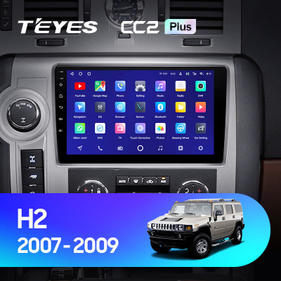 Штатная магнитола TEYES CC2 Plus 10.2" 3 Gb для Hummer H2 2007-2009 B