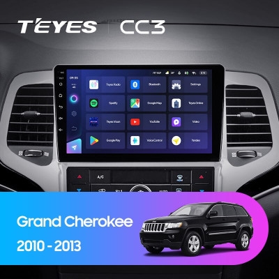 Штатная магнитола TEYES CC3 9.0" 3 Gb для Jeep Grand Cherokee 2010-2013