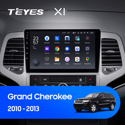Штатная магнитола TEYES X1 9.0" 2 Gb для Jeep Grand Cherokee 2010-2013