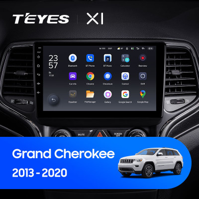 Штатная магнитола TEYES X1 9.0" 2 Gb для Jeep Grand Cherokee 2013-2020