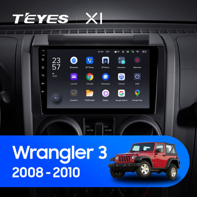 Штатная магнитола TEYES X1 9.0" 2 Gb для Jeep Wrangler 2008-2010