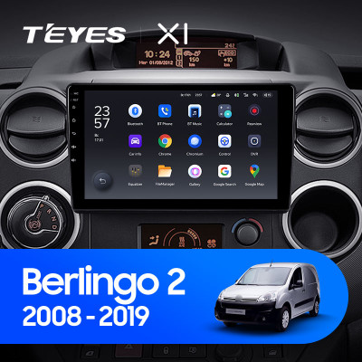 Штатная магнитола TEYES X1 9.0" 2 Gb для Citroen Berlingo 2008-2019 B