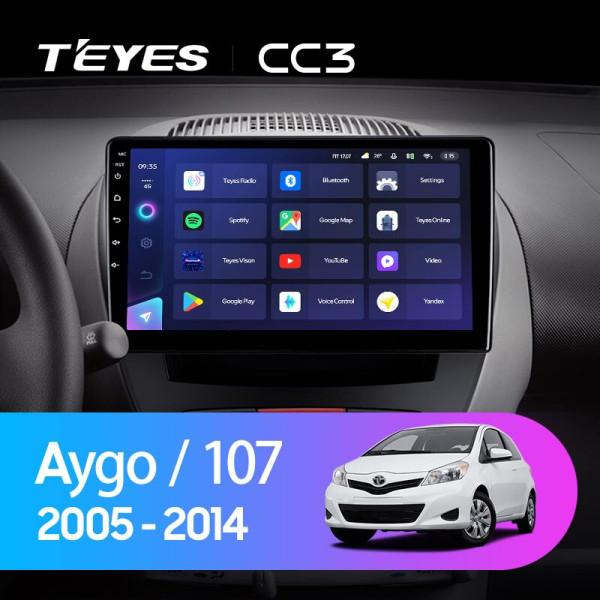 Штатная магнитола TEYES CC3 9.0