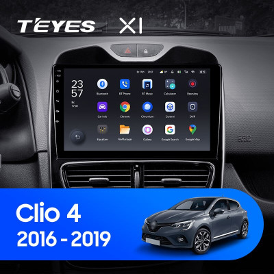 Штатная магнитола TEYES X1 10.2" 2 Gb для Renault Clio 2016-2019 A