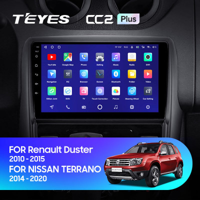 Штатная магнитола TEYES CC2 Plus 9.0" 3 Gb для Renault Duster 2010-2015