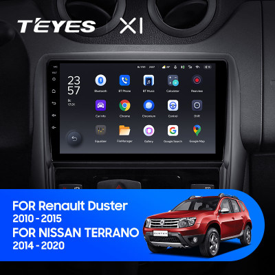 Штатная магнитола TEYES X1 9.0" 2 Gb для Renault Duster 2010-2015
