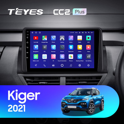 Штатная магнитола TEYES CC2 Plus 9.0" 4 Gb для Renault Kiger 2021
