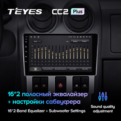 Штатная магнитола TEYES CC2 Plus 9.0" 4 Gb для Renault Logan 2010-2015 B