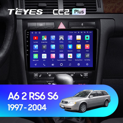 Штатная магнитола TEYES CC2 Plus 9.0" 6 Gb для Audi A6 1997-2004