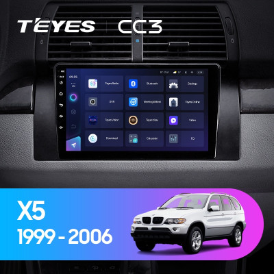 Штатная магнитола TEYES CC3 9.0" 6 Gb для BMW 5 серия 1999-2006 A