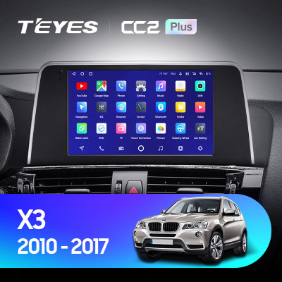 Штатная магнитола TEYES CC2 Plus 9.0" 4 Gb для BMW X3 2010-2014 A