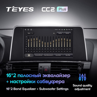 Штатная магнитола TEYES CC2 Plus 9.0" 3 Gb для BMW X3 2010-2014 A