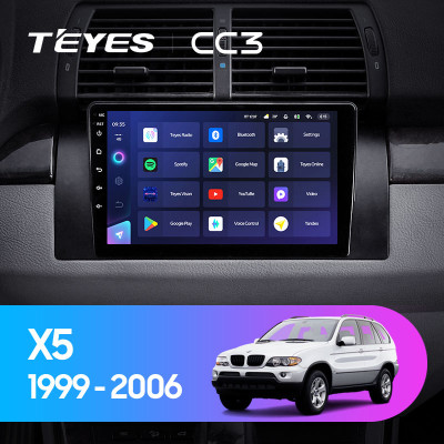 Штатная магнитола TEYES CC3 9.0" 4 Gb для BMW X5 1999-2006 A