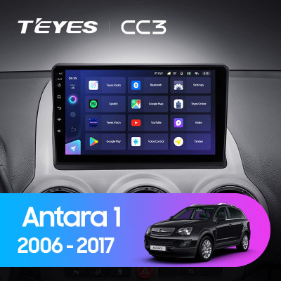 Штатная магнитола TEYES CC3 9.0" 6 Gb для Opel Antara 2006-2017