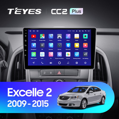 Штатная магнитола TEYES CC2 Plus 9.0" 4 Gb для Opel Astra 2009-2015
