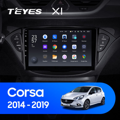 Штатная магнитола TEYES X1 9.0" 2 Gb для Opel Corsa 2014-2019