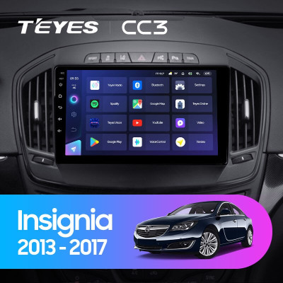 Штатная магнитола TEYES CC3 9.0" 6 Gb для Opel Insignia 2013-2017