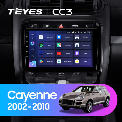 Штатная магнитола TEYES CC3 9.0" 6 Gb для Porsche Cayenne 2002-2010 A