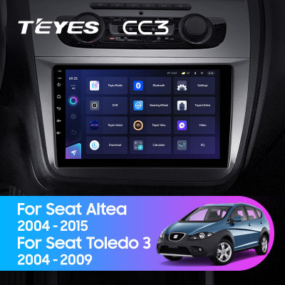 Штатная магнитола TEYES CC3 9.0" 6 Gb для SEAT Altea 2004-2015