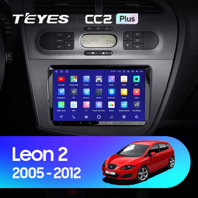 Штатная магнитола TEYES CC2 Plus 9.0" 3 Gb для SEAT Leon 2005-2012 B