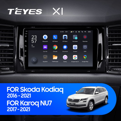 Штатная магнитола TEYES X1 10.2" 2 Gb для Skoda Kodiaq 2016-2020 A