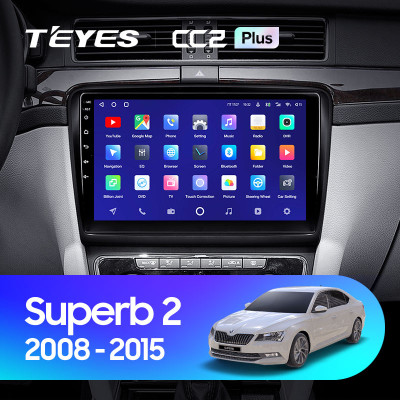 Штатная магнитола TEYES X1 9.0" 2 Gb для Skoda Superb 2008-2015 B