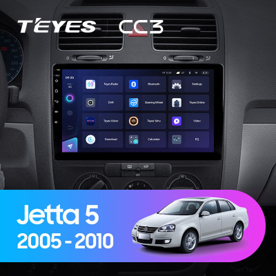 Штатная магнитола TEYES CC3 10.2" 3 Gb для Volkswagen Jetta 2005-2010 C