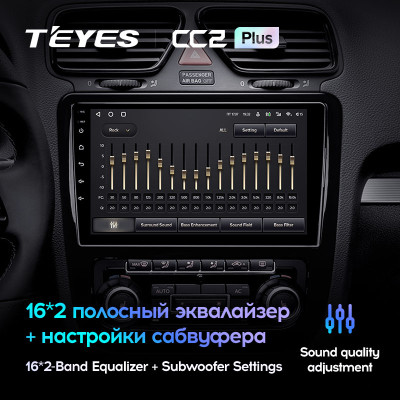 Штатная магнитола TEYES CC2 Plus 9.0" 3 Gb для Volkswagen Scirocco 2009-2014 B